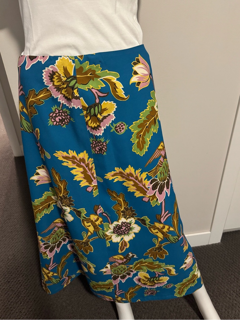 La DoubleJ Floral Midi Skirt - NEW!